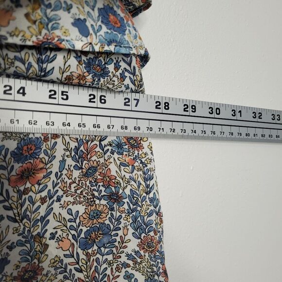 Rose + Olive all over print floral short sleeve plus size casual top size 3x - Picture 6 of 7